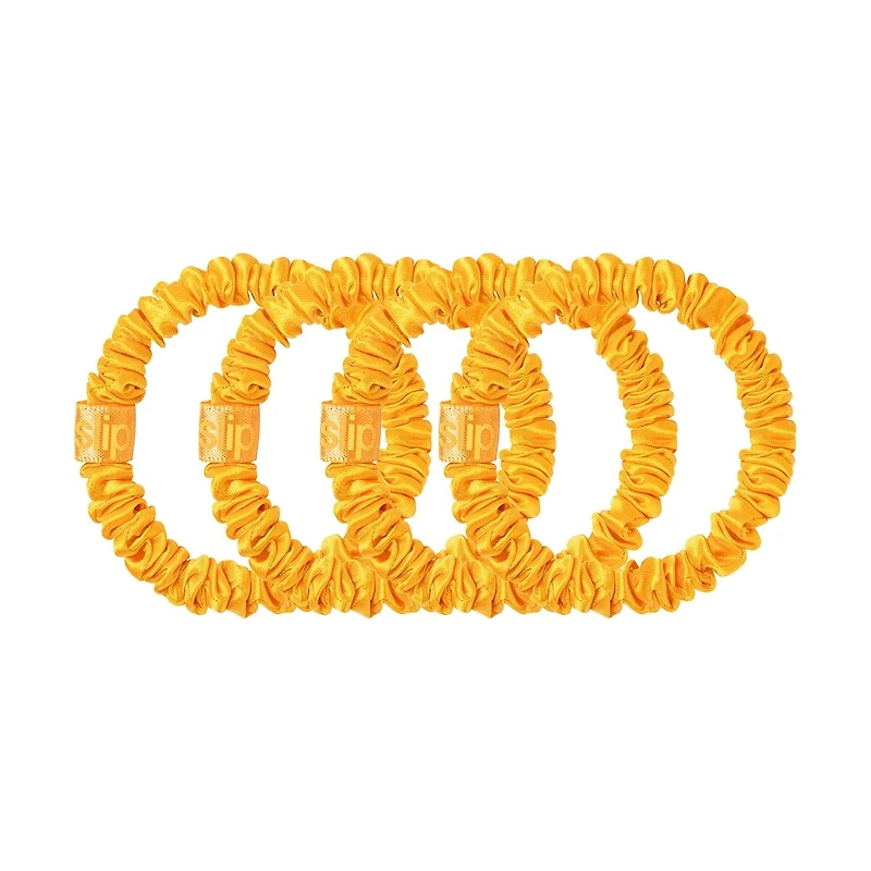 slip pure silk skinny scrunchies