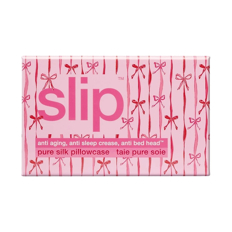 slip pure silk queen pillowcase - strawberry cupcake