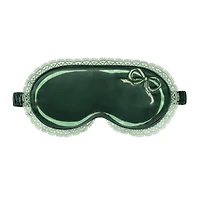 slip ensemble de soirée pyjama beauté pure soie avec ruban dentelle - rêves mentolés