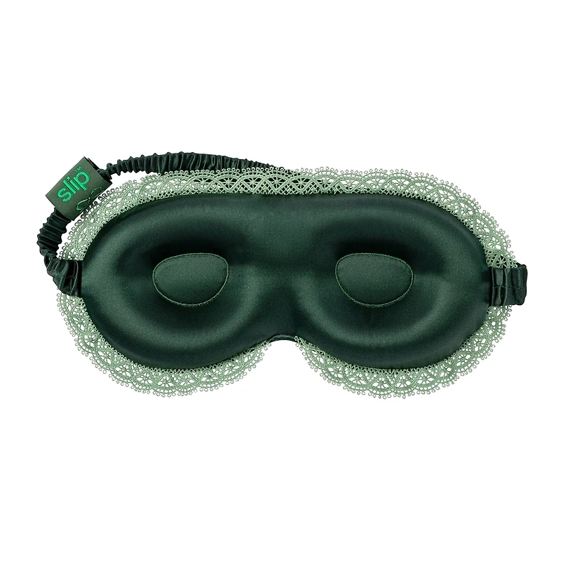 slip ensemble de soirée pyjama beauté pure soie avec ruban dentelle - rêves mentolés