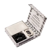 slip coffret cadeau queen pure soie avec ruban dentelle - charme