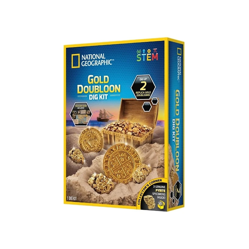 Kit de fouille de doubloon en or National Geographic