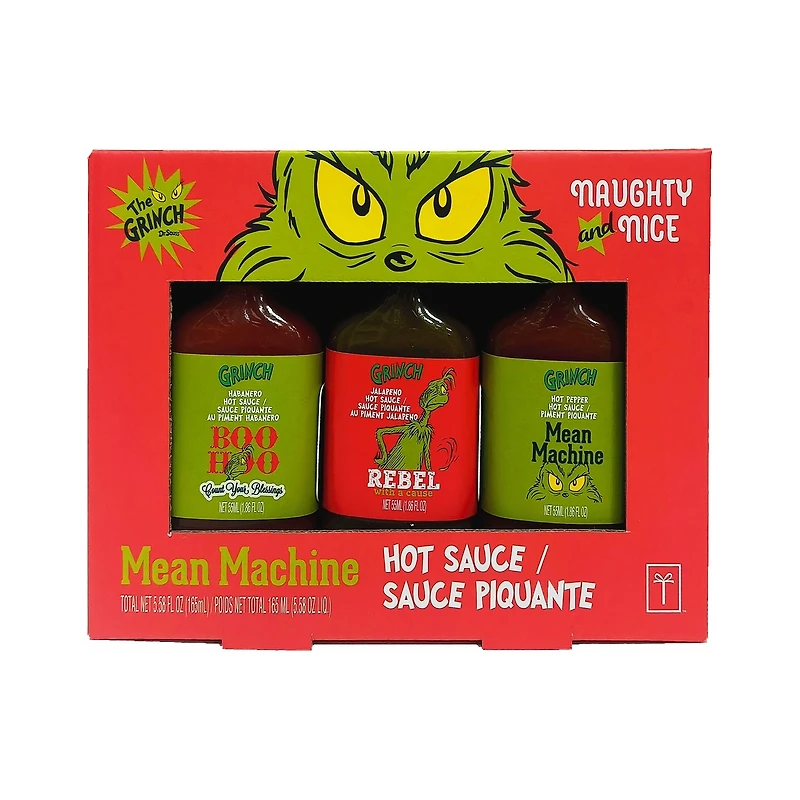 Sauce piquante Grinch, paquet de 3