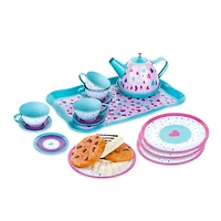 20 pc Metal Tea Set - Hearts