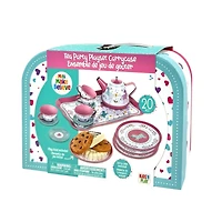 20 pc Metal Tea Set - Hearts