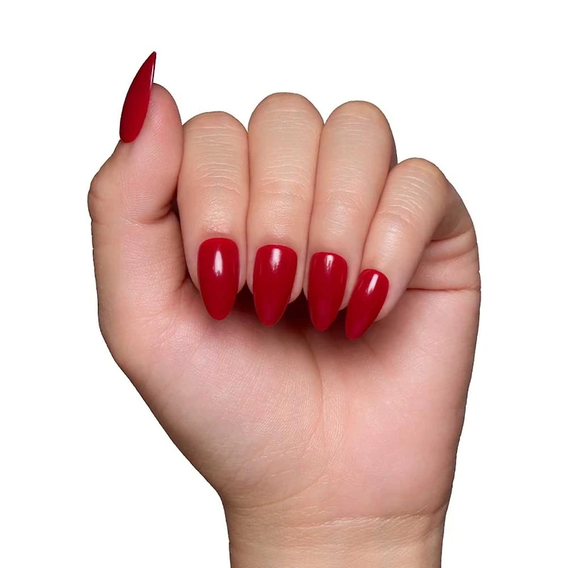 Classic Red Press-On Nails
