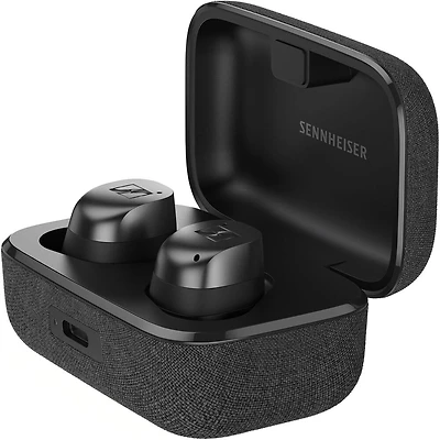 MOMENTUM True Wireless 4 Noise-Canceling Earbuds (Black Graphite)