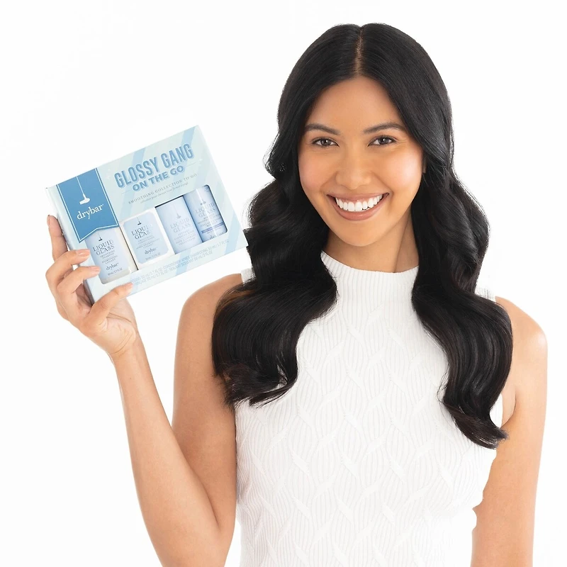 Glossy Gang On-The-Go Collection Pour Cheveux Lisses Format Voyage