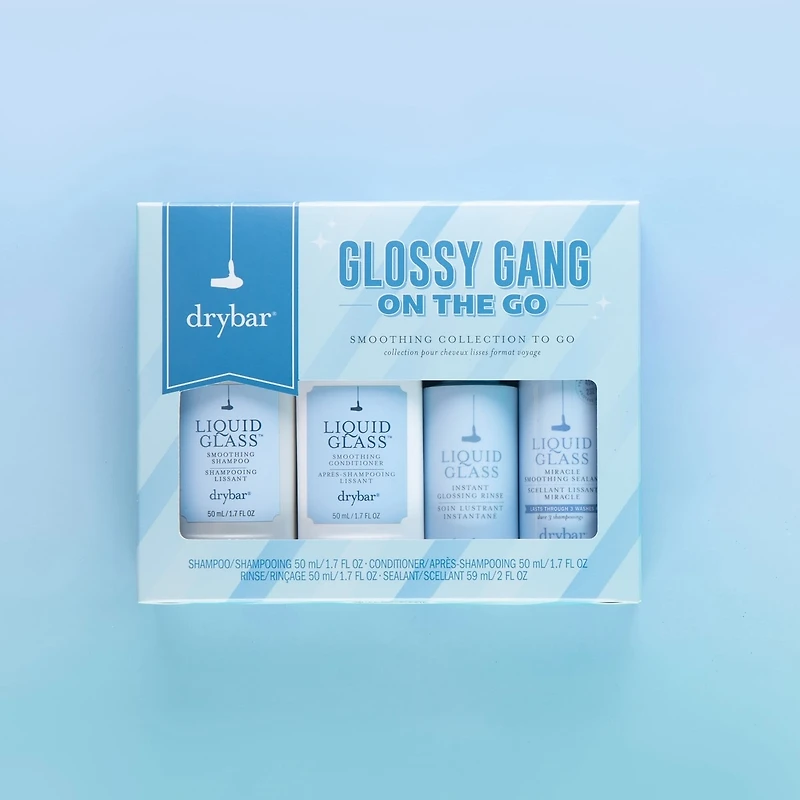 Glossy Gang On-The-Go Collection Pour Cheveux Lisses Format Voyage