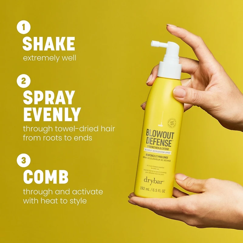 Vaporisateur accélérateur Blowout Defense renforçant et prolongeant