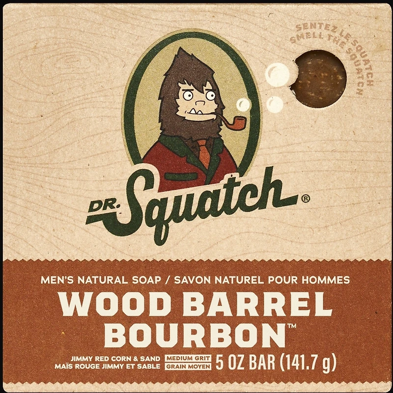 Wood Barrel Bourbon Bar Savon