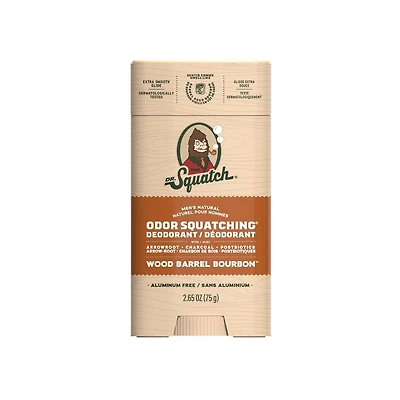 Men's Natural Deodorant, Wood Barrel Bourbon