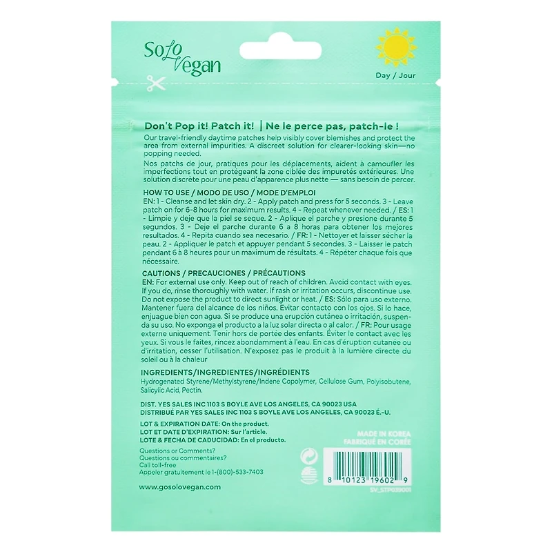 Don't POP To Me Invisible Daytime Spot Covers, 39ct