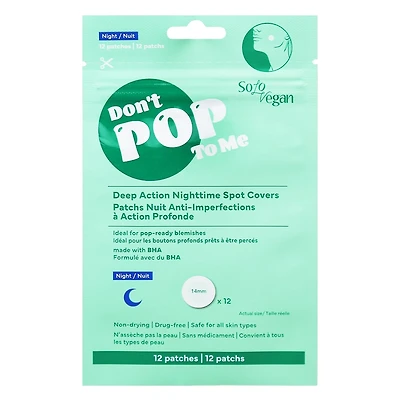 Don't POP To Me Nighttime Spot Covers, 12ct