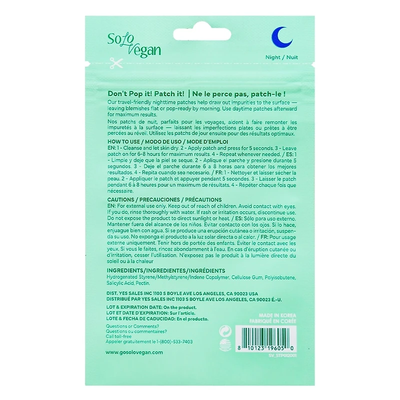 Don't POP To Me Nighttime Spot Covers, 12ct