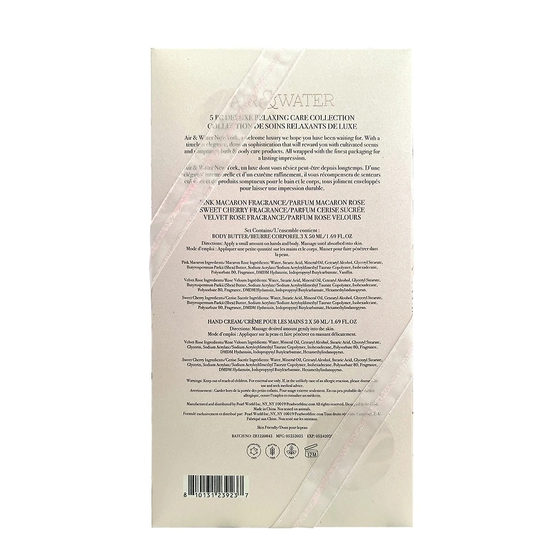 Coffret de soins relaxants 5 pièces