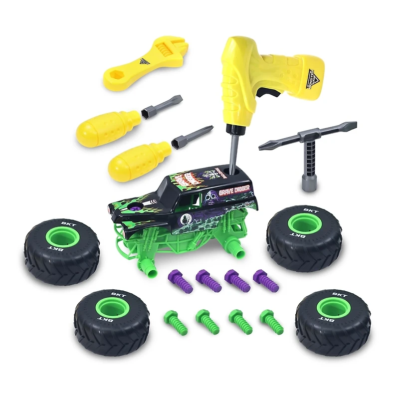 Build and Re-Build Truck, Grave Digger, 1:18 scale