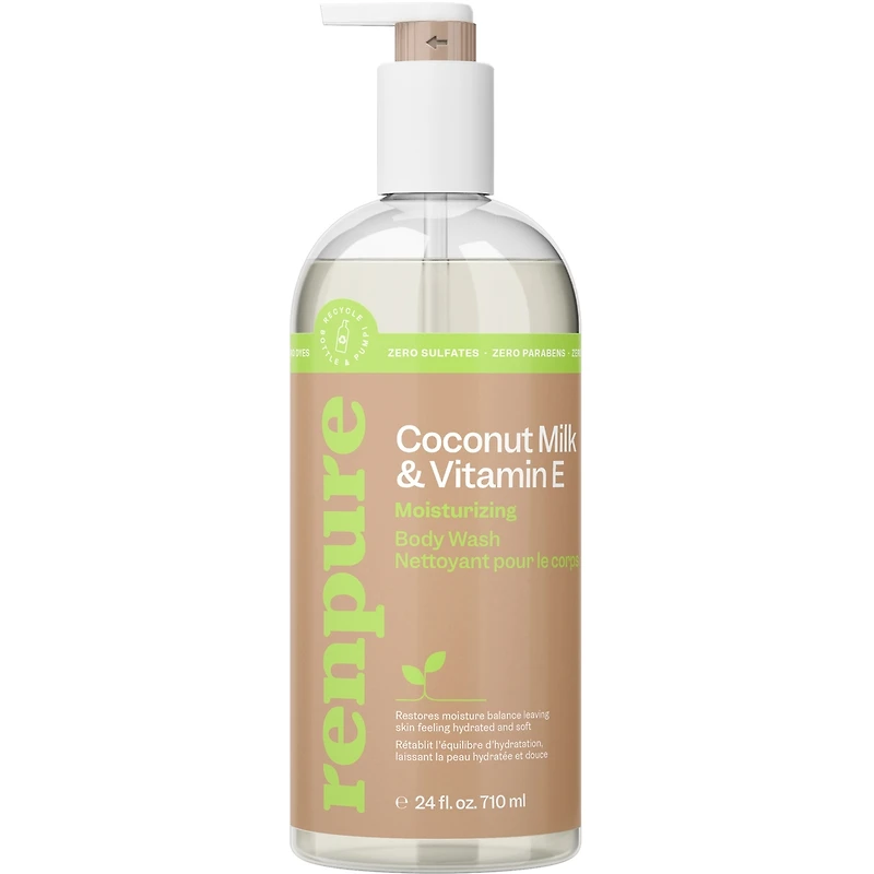 Renpure Coconut Milk & Vitamin E Moisturizing Body Wash