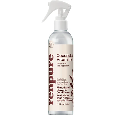 Renpure après-shampooing sans rinçage à la noix de coco et à la vitamine E