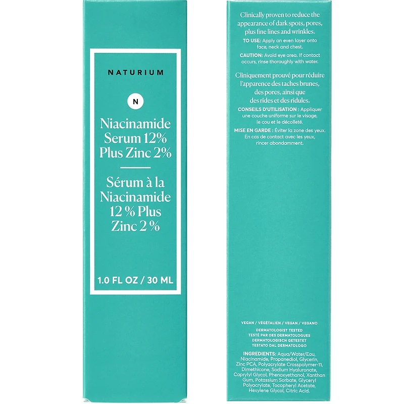 Sérum à la Niacinamide (12 %) Plus Zinc (2 %)