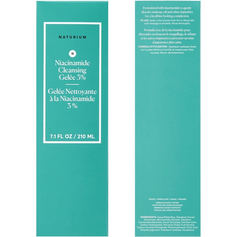 Gelée nettoyante à la niacinamide (3 %)