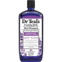 Bain Moussant avec du Sel D'Epsom Pur, Apaiser et Dormir de Lavande Huile Essentielle