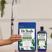 Bain Moussant avec du Sel D'Epsom Pur, Relaxe et Soulage D'Eucalyptus et de Menthe Verte