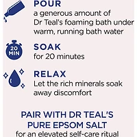 Bain Moussant avec du Sel D'Epsom Pur, Rose de L'himalaya, Restaurer et Reminéraliser Rose de L'himalaya et Huiles Essentielles