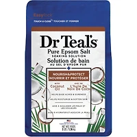 Solution de bain au sel d'epsom pur, Nourrir et Protéger avec de L'huile De Noix De Coco