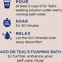 Solution de bain au sel d'epsom pur, Nourrir et Protéger avec de L'huile De Noix De Coco