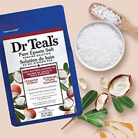 Solution de bain au sel d'epsom pur, Beurre de karité et huile d'amande