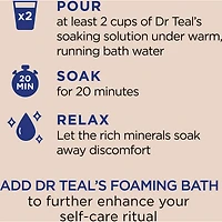 Solution de bain au sel d'epsom pur, Beurre de karité et huile d'amande