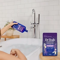 Foaming Bath with Pure Epsom Salt, Melatonin Bath,  Lavender & Chamomile Essential Oil Blend