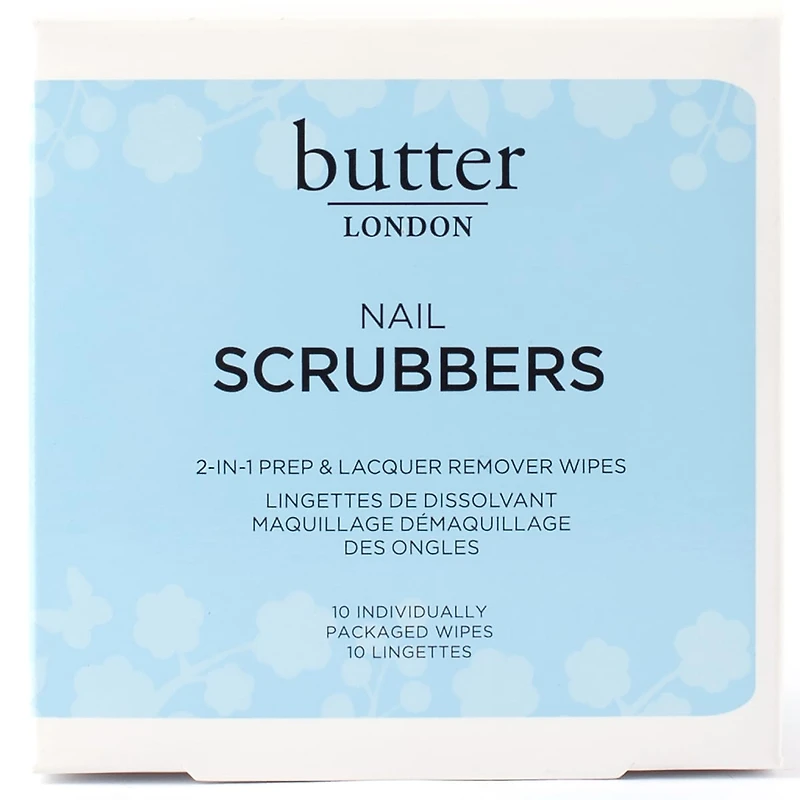 Nail Scrubbers 2-In-1 Prep & Removing Wipes