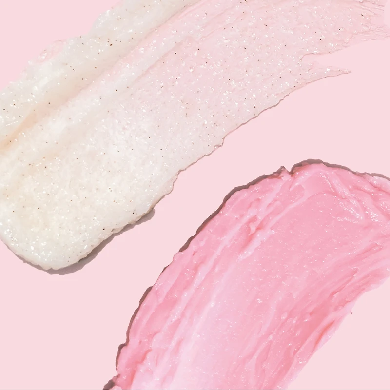 Exfoliant au sucre pour les lèvres à la crème au beurre + baume pour les lèvres au champagne