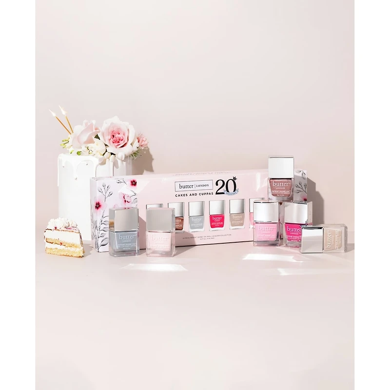 Ensemble de vernis à ongles Cakes & Cuppas, 6 pièces