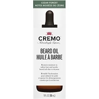 Huile à barbe revitalisante au parfum de notes boisées de marque Cremo