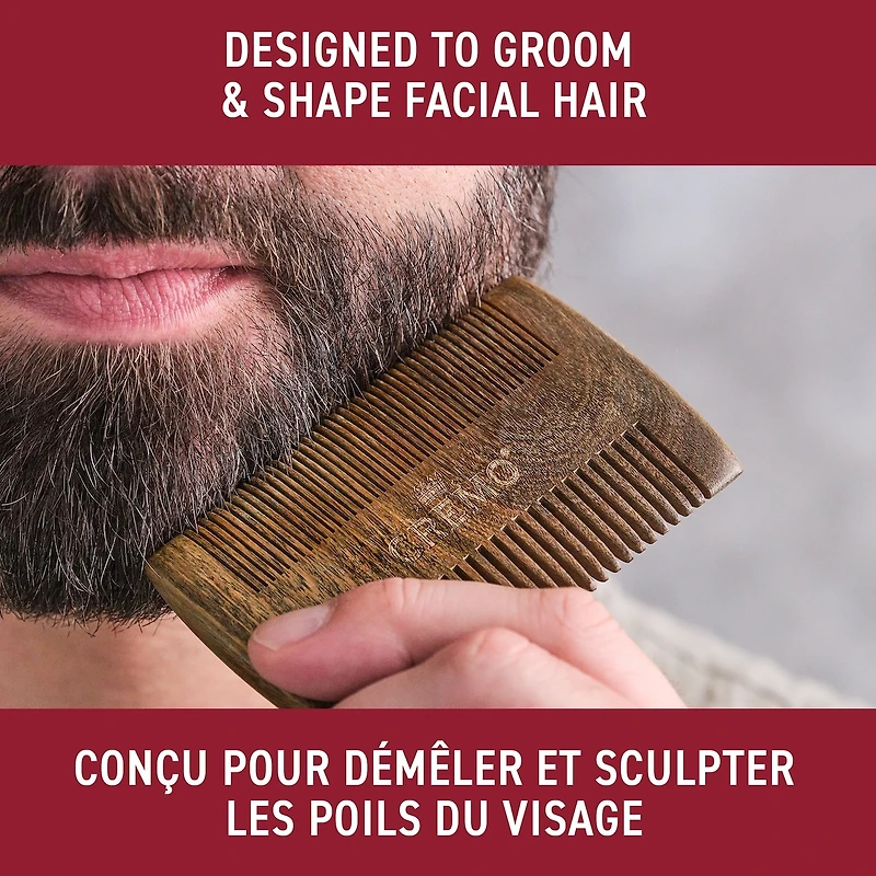 Cremo Dual-Sided Premium Beard Comb for Men