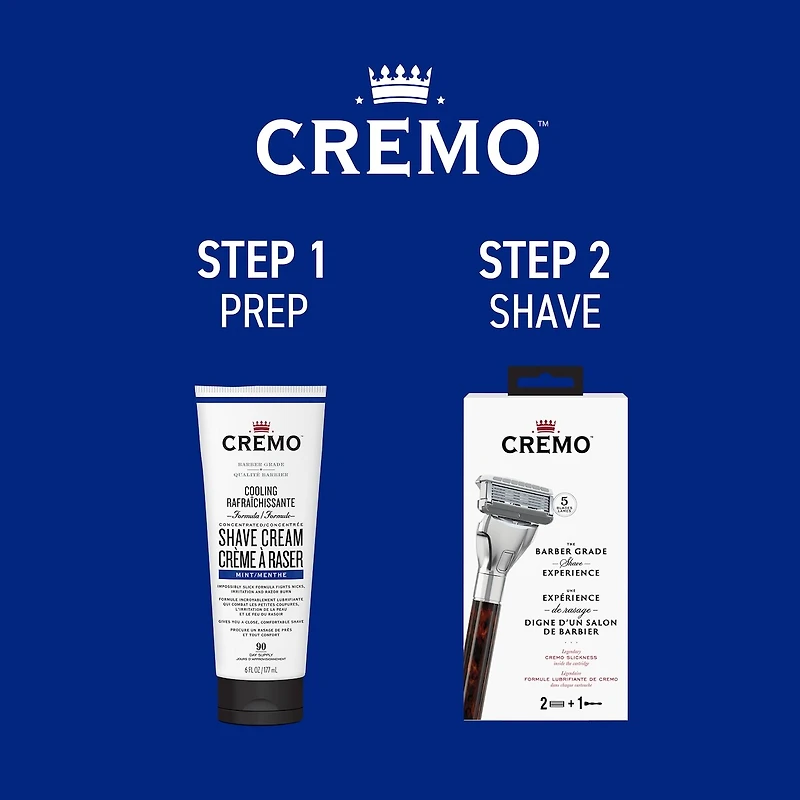 Cremo Mint Cooling Shave Cream for Men