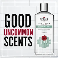 Cremo Silver Water & Birch Revitalizing Body Wash for Men, 473 mL