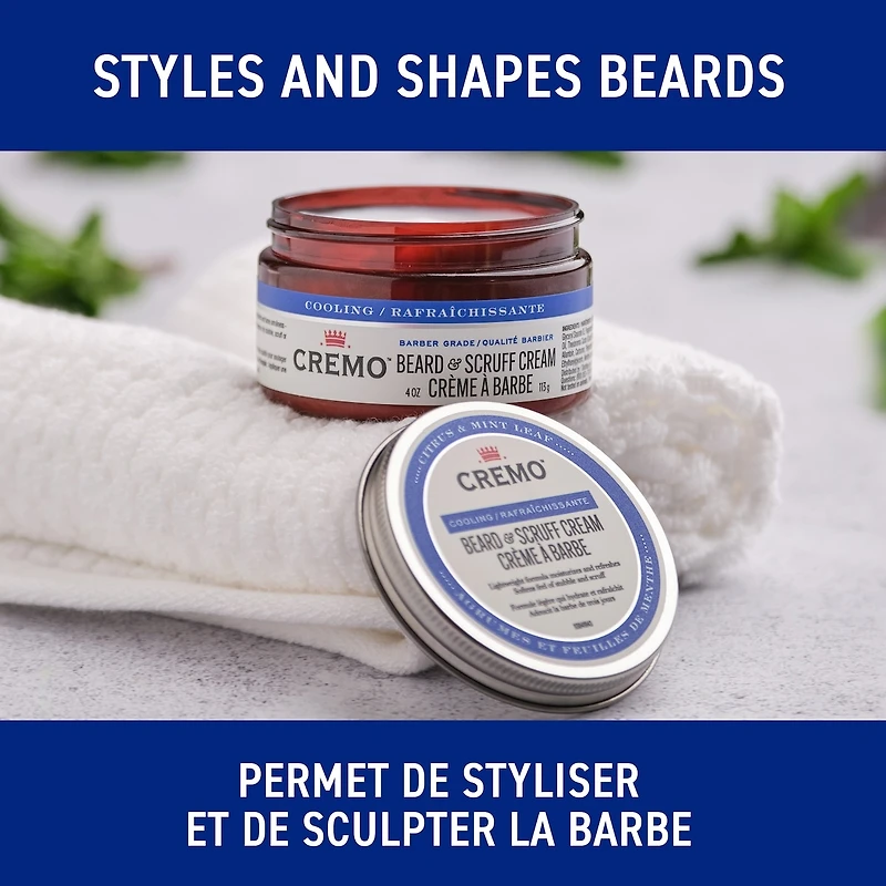 Cooling Beard & Scruff Cream Citrus Mint Leaf
