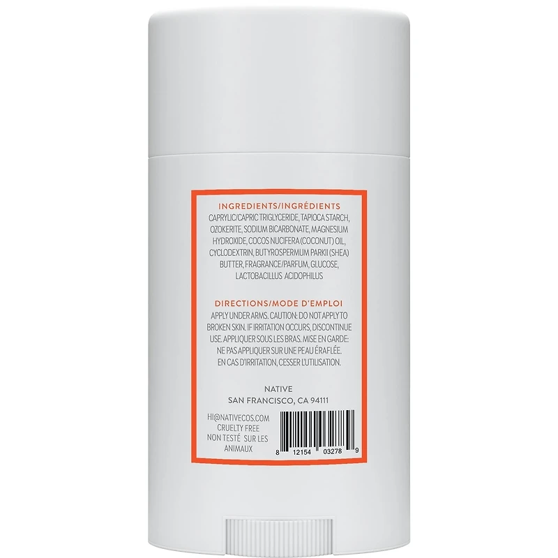 Déodorant Agrume et musc végétal Native