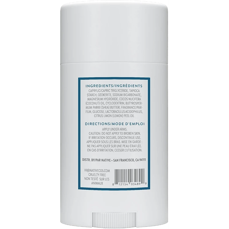 Native – Désodorisant Sel de mer et cèdre – 75 g