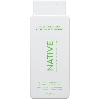 Native – Nettoyant pour le corps Concombre et menthe – 510 g