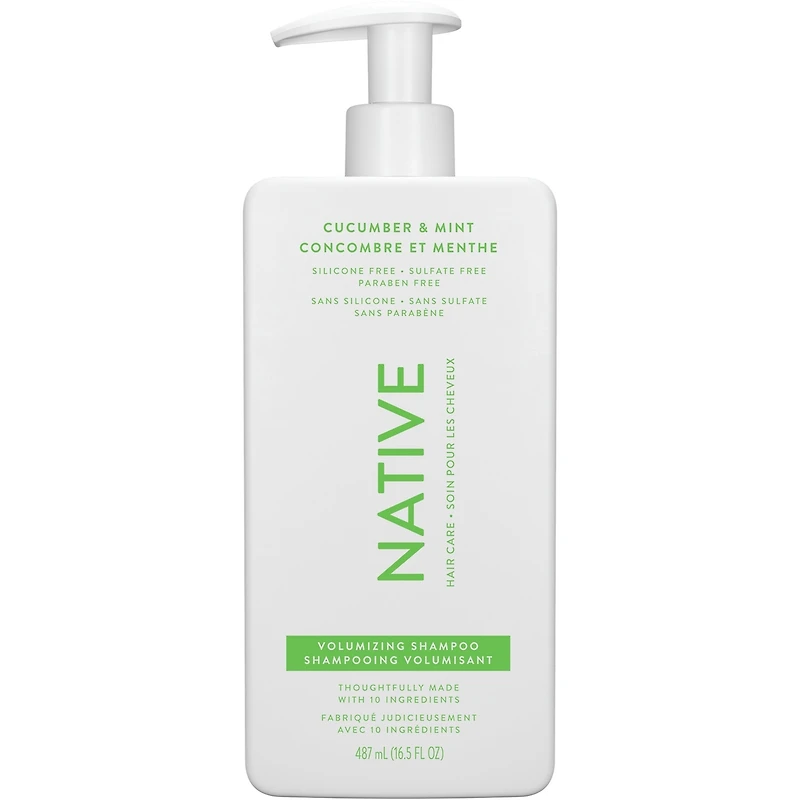 Shampooing volumisant Native Concombre et menthe