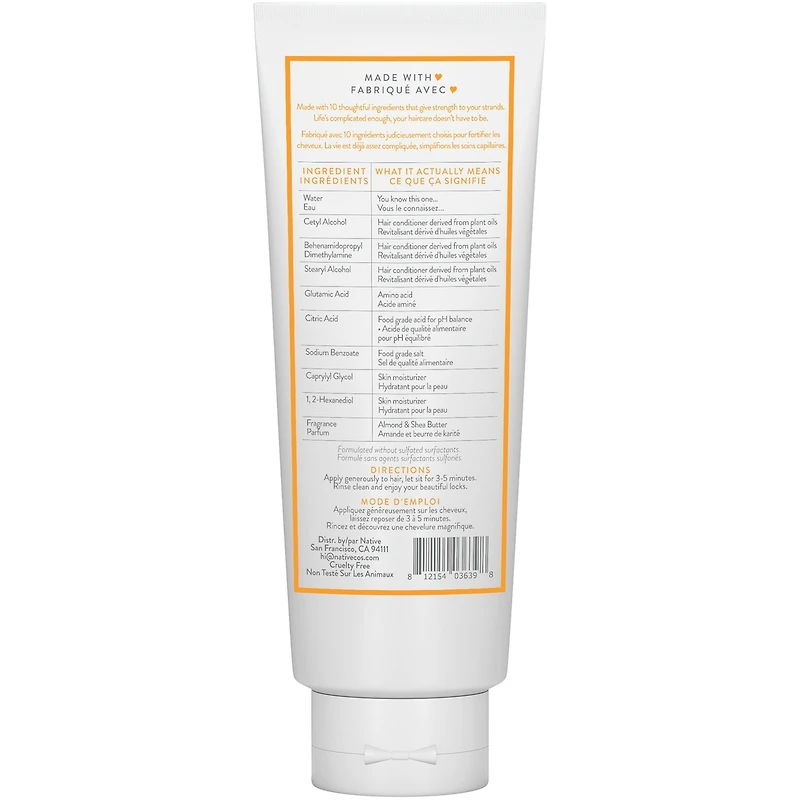 Masque fortifiant Native Amande et karité