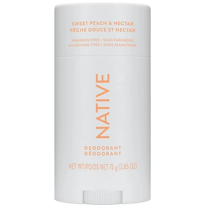 Natural Deodorant, Sweet Peach & Nectar, Aluminum Free