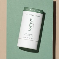 Plastic-Free Natural Deodorant, Eucalyptus & Mint, Aluminum Free