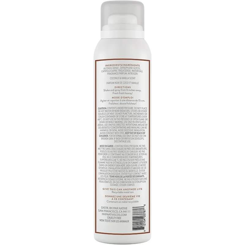 Aerosol-Free Spray Deodorant