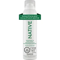 Aerosol-Free Spray Deodorant, Eucalyptus & Mint